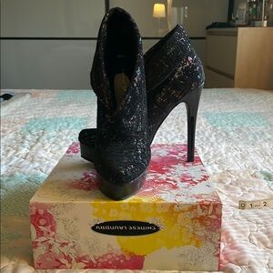 Chinese Laundry Black Sophisticated Heeled Boots